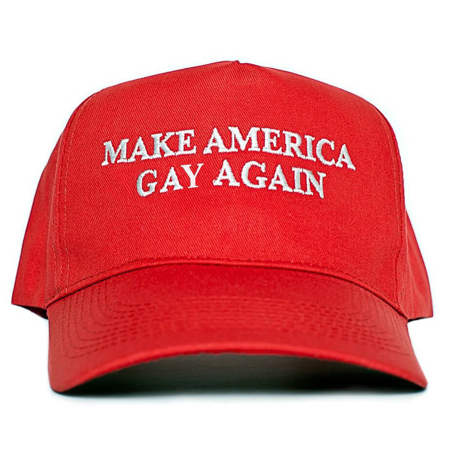 Make America Gay Again hat puts a spin on the old MAGA gear
