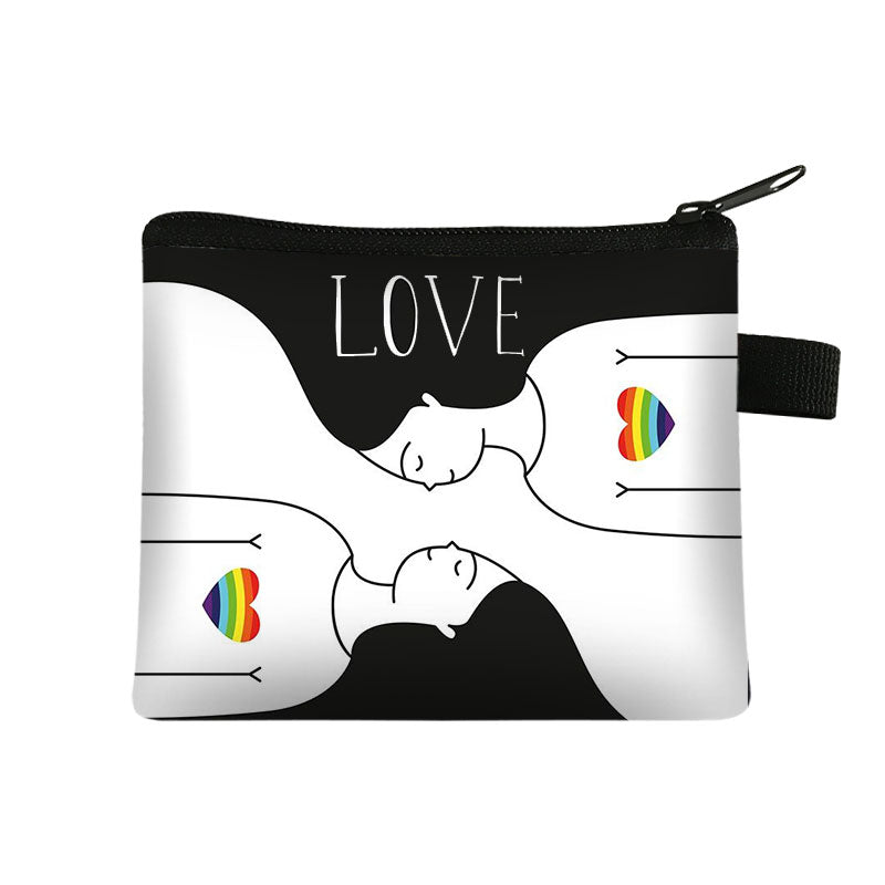 true love coin purse featuring two smiling women