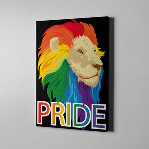 Leo pride canvas print art is a perfect addition to the home