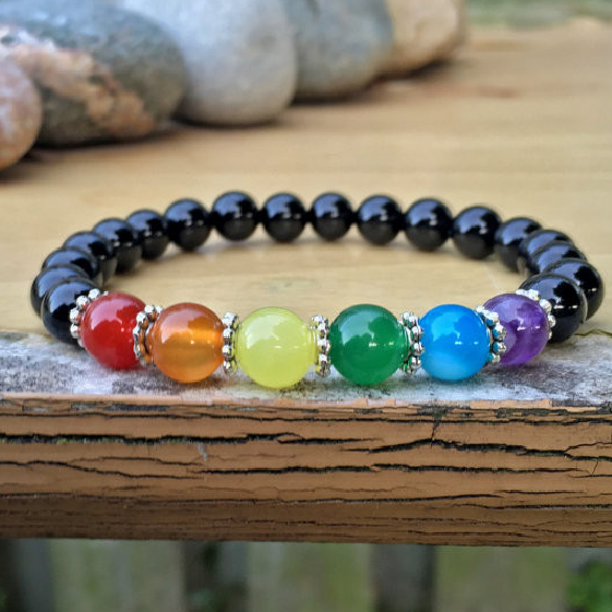 Rainbow Bead Bracelet