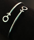 Silver Gay Pride Bracelet