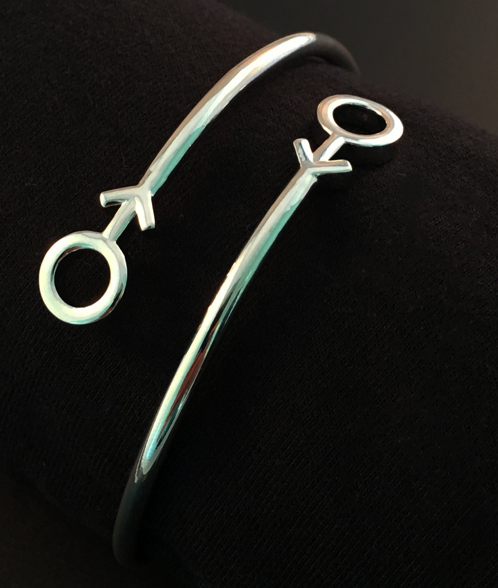 Silver Gay Pride Bracelet