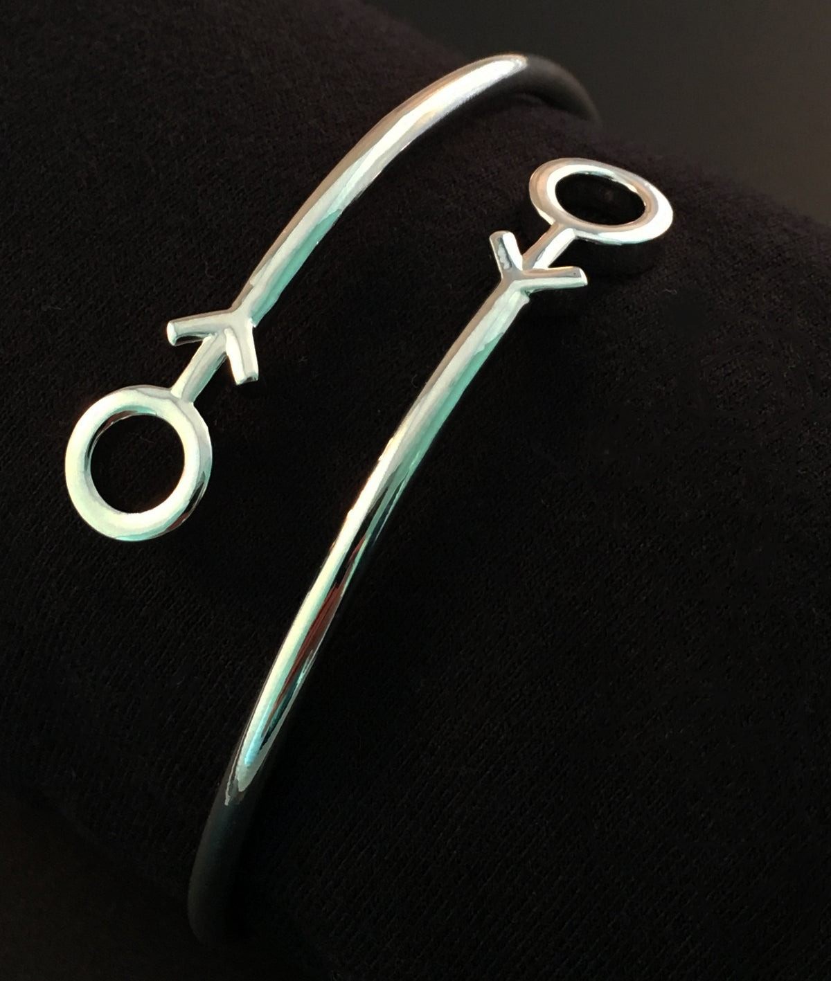 Silver Gay Pride Bracelet