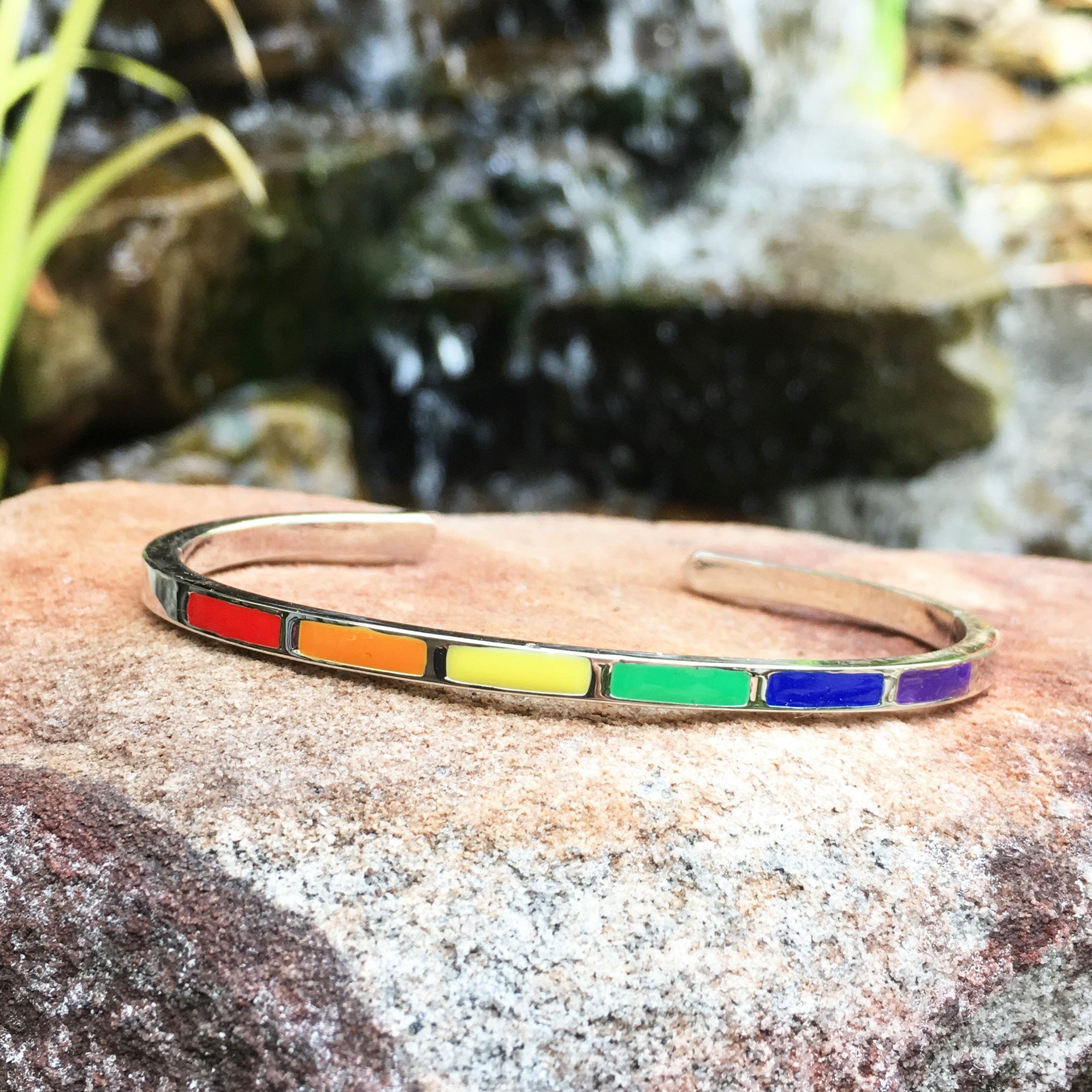 Rainbow Cuff Bracelet