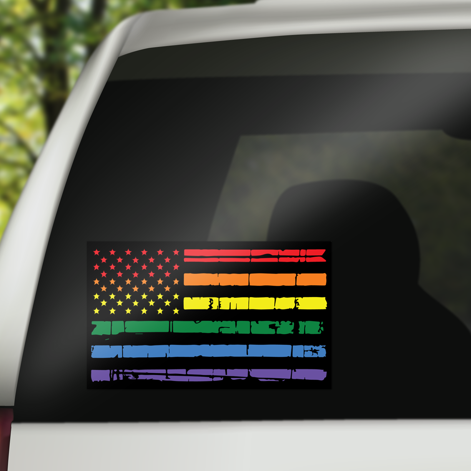 Rainbow Flag Decal