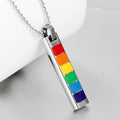 Rainbow Pendant Necklace