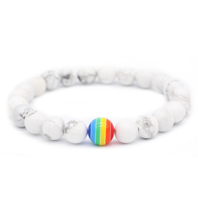 White Stone Bracelet